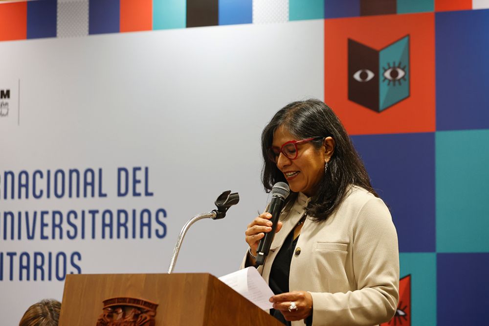 “La UNAM celebra una edición más de FILUNI, y en este marco celebramos los 70 años de la Dirección de Publicaciones y Fomento Editorial”, dijo Socorro Venegas.